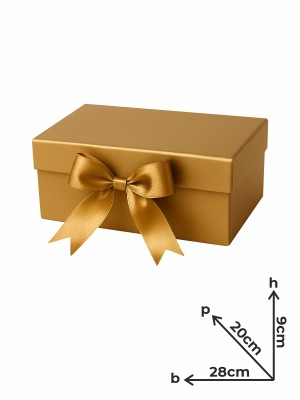 Box Regalo Rigida Media Bronzo