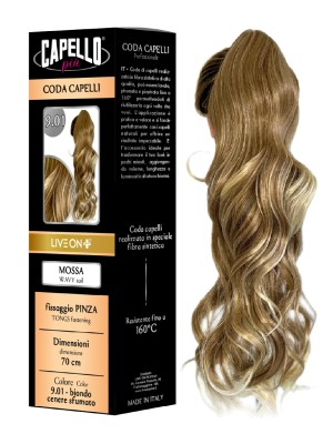 Capello Più Coda Capelli Mossa con Pinza 70cm Nr. 9.01
