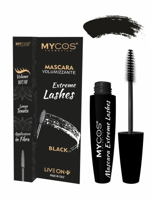 MYCOS Cosmetics Mascara Extreme Lashes - BLACK
