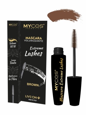 MYCOS Cosmetics Mascara Extreme Lashes - BROWN