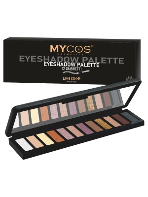 MYCOS Cosmetics Palette 12 Ombretti - Eyeshadow Palette N.01