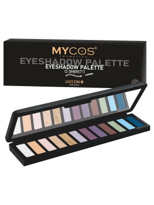 MYCOS Cosmetics Palette 12 Ombretti - Eyeshadow Palette N.03