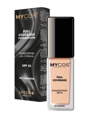 MYCOS Cosmetics Fondotinta Fluido 30ml SPF25 - Full Coverage N.01
