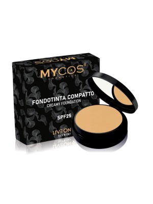 MYCOS Cosmetics Fondotinta Compatto - Creamy Foundation N.01