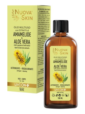 Nuova Skin Olio Multiuso con Estratti di Amamelide & Aloe 100ml