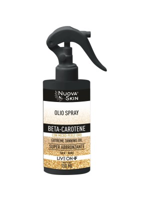 Nuova Skin Olio Solare Beta-Carotene con Micro Perle Oro 150ml
