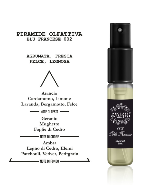 Peccati Olfattivi Blu Francese 002 MAN 3ml PARFUM