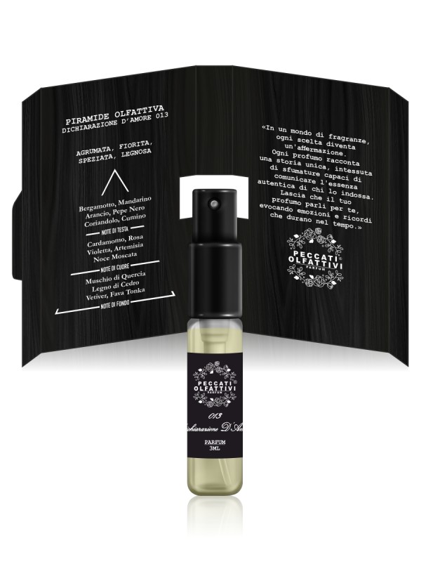 Peccati Olfattivi Dichiarazione d'Amore 013 MAN 3ml PARFUM