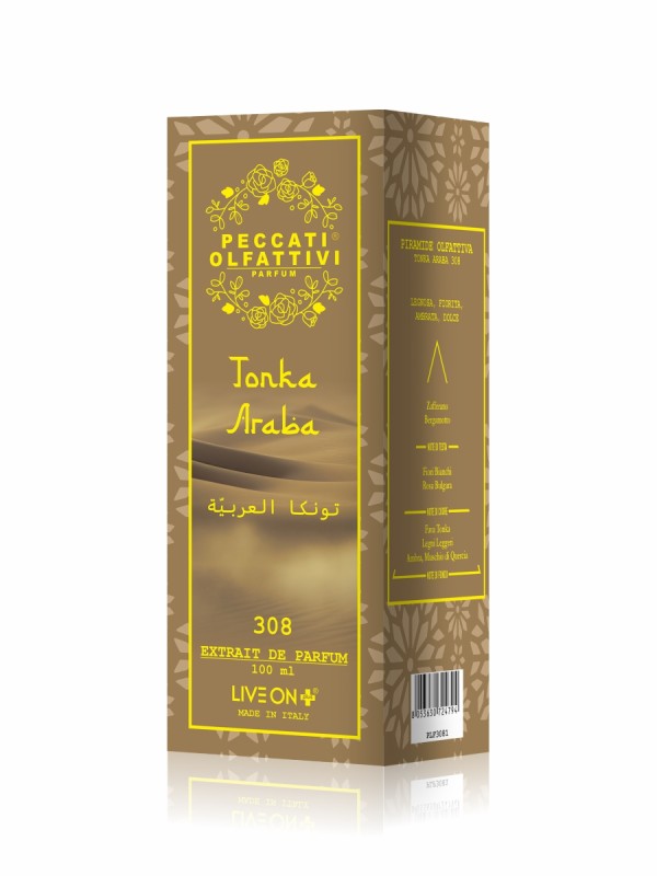 Peccati Olfattivi Tonka Araba 308 NICHES 100ml EXTRAIT DE PARFUM