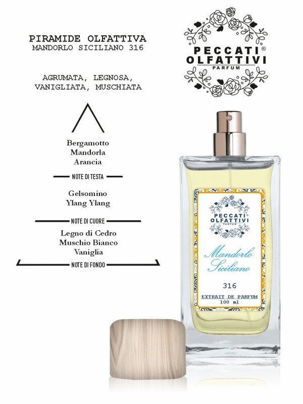 Peccati Olfattivi Mandorlo Siciliano 316 NICHES 100ml EXTRAIT DE PARFUM