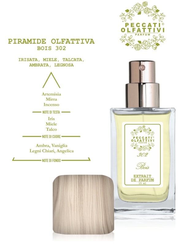 Peccati Olfattivi Bois 302 NICHES 15ml EXTRAIT DE PARFUM