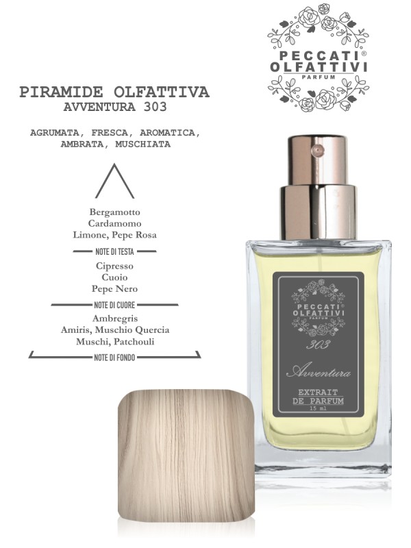 Peccati Olfattivi Avventura 303 NICHES 15ml EXTRAIT DE PARFUM