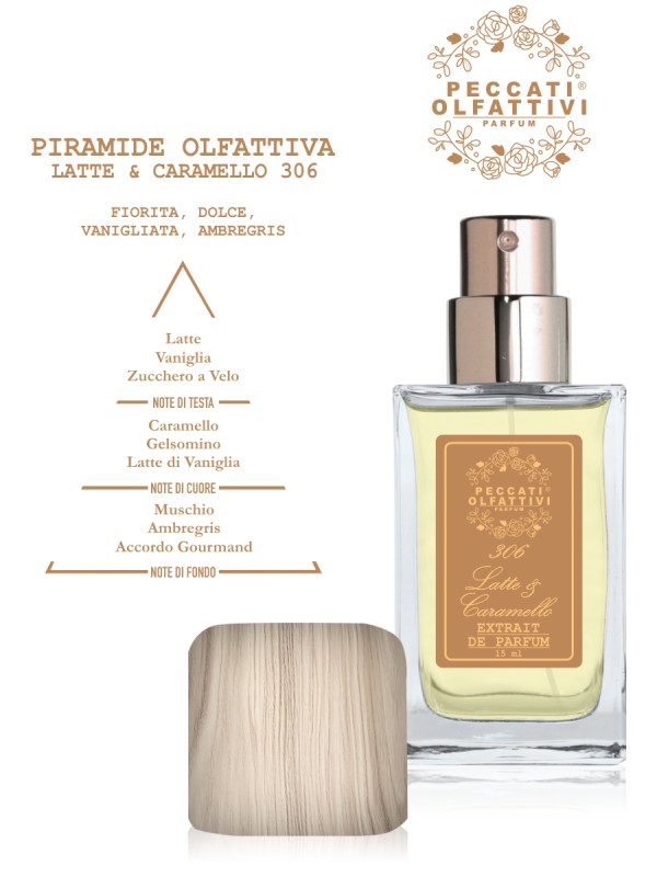 Peccati Olfattivi Latte & Caramello 306 NICHES 15ml EXTRAIT DE PARFUM