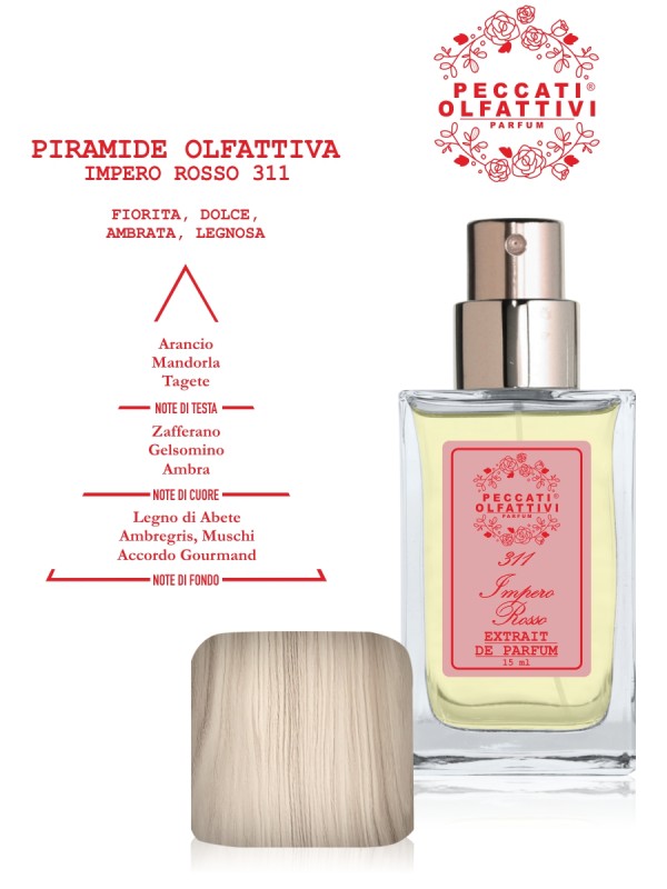 Peccati Olfattivi Impero Rosso 311 NICHES 15ml EXTRAIT DE PARFUM