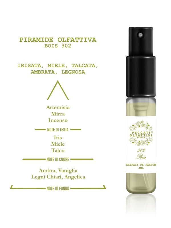 Peccati Olfattivi Bois 302 NICHES 3ml EXTRAIT DE PARFUM