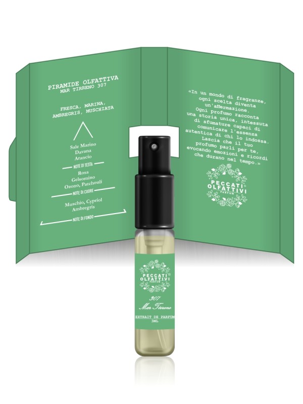 Peccati Olfattivi Mar Tirreno 307 NICHES 3ml EXTRAIT DE PARFUM