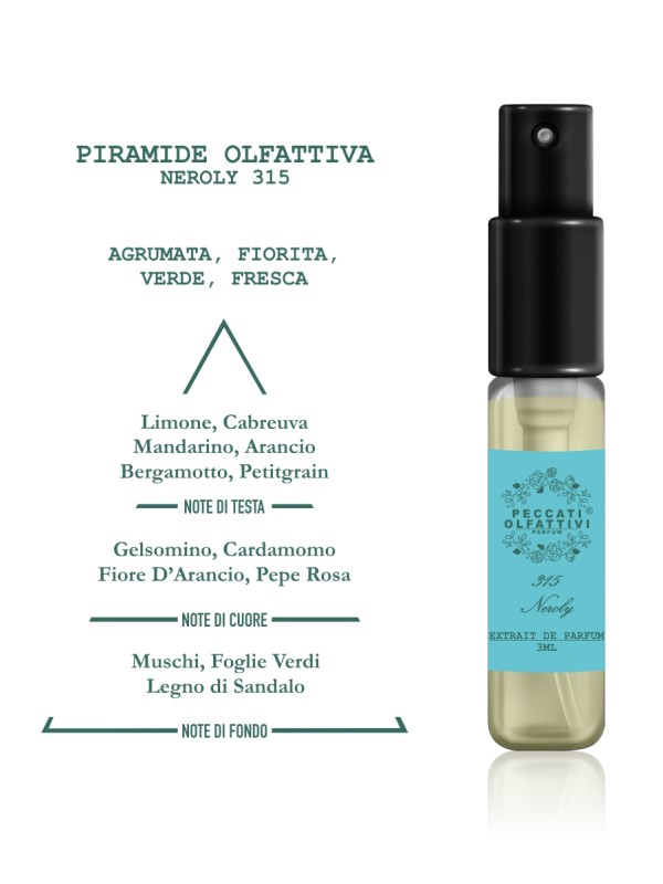 Peccati Olfattivi Neroly 315 NICHES 3ml EXTRAIT DE PARFUM