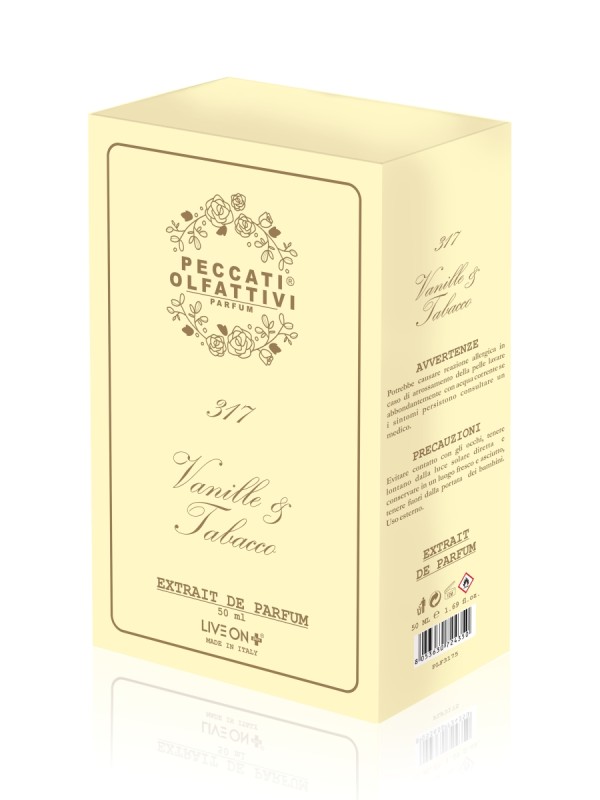 Peccati Olfattivi Vanille & Tabacco 317 NICHES 50ml EXTRAIT DE PARFUM