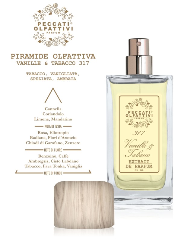 Peccati Olfattivi Vanille & Tabacco 317 NICHES 50ml EXTRAIT DE PARFUM