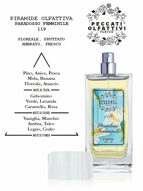 Peccati Olfattivi Paradosso Femminile 119 WOMAN 100ml PARFUM