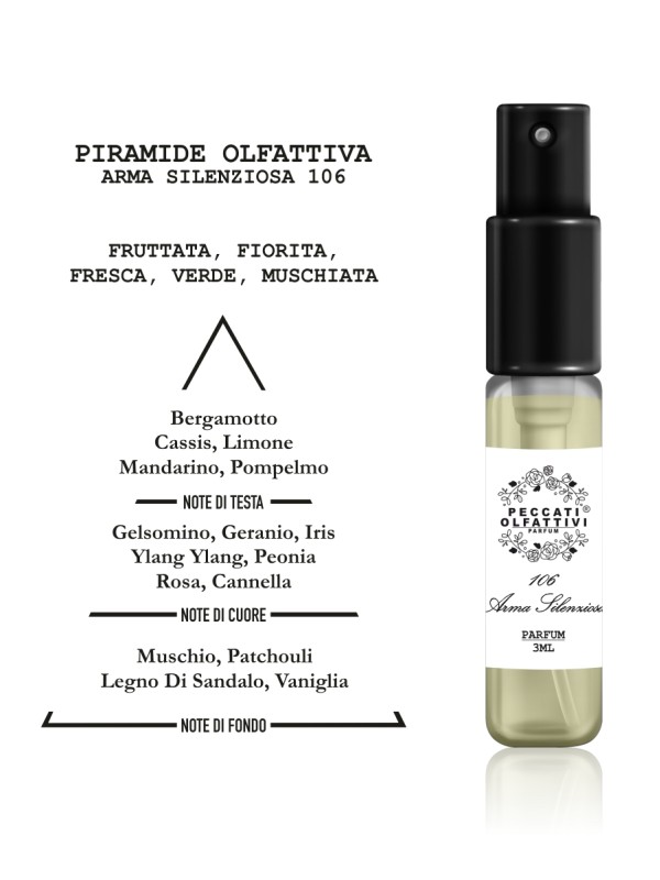 Peccati Olfattivi Arma Silenziosa 106 WOMAN 3ml PARFUM
