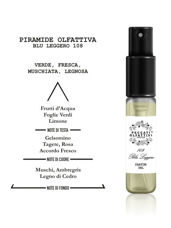 Peccati Olfattivi Blu Leggero 108 WOMAN 3ml PARFUM