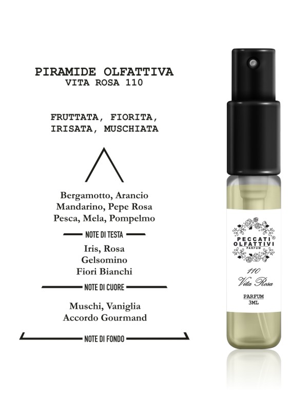 Peccati Olfattivi Vita Rosa 110 WOMAN 3ml PARFUM