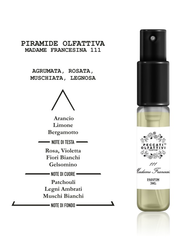 Peccati Olfattivi Madame Francesina 111 WOMAN 3ml PARFUM