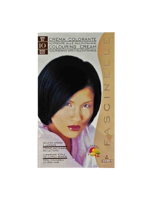 Fascinelle Crema Colorante Nutriente alle Multivitamine Nr. 10 Nero Blu