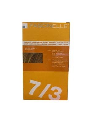 Fascinelle Crema Colorante Senza Ammoniaca all'Olio di Argan Nr. 7/3 Biondo Dorato