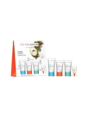 Cofanetto My Clarins Travel Exclusive 3 Steps Healty-Looking Skin
